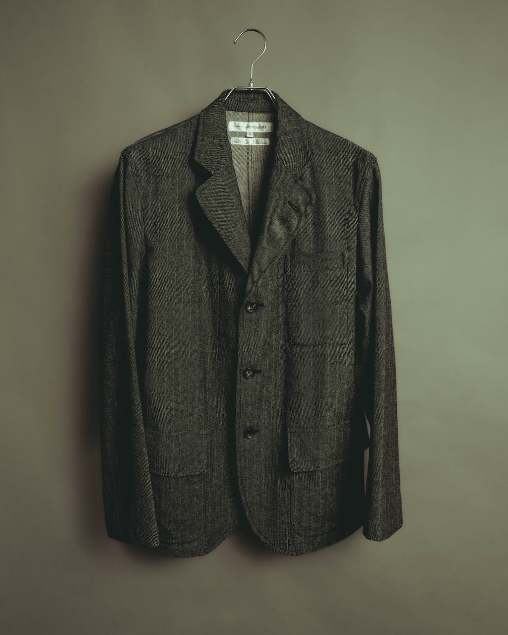 “COMME des GARÇONS SHIRT” 2000's- layered pocket print tailored jacket