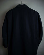 "COMME des GARCONS" 90's Front panel docking design chester coat