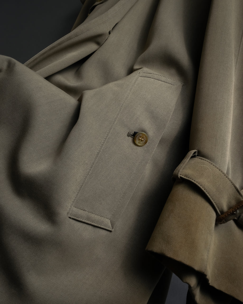 -SPECIAL- "Burberrys" 90's Collar switching two-tone trench coat