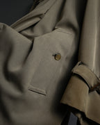 -SPECIAL- "Burberrys" 90's Collar switching two-tone trench coat