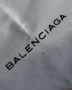 "BALENCIAGA" Gold turn lock design leather combination bag