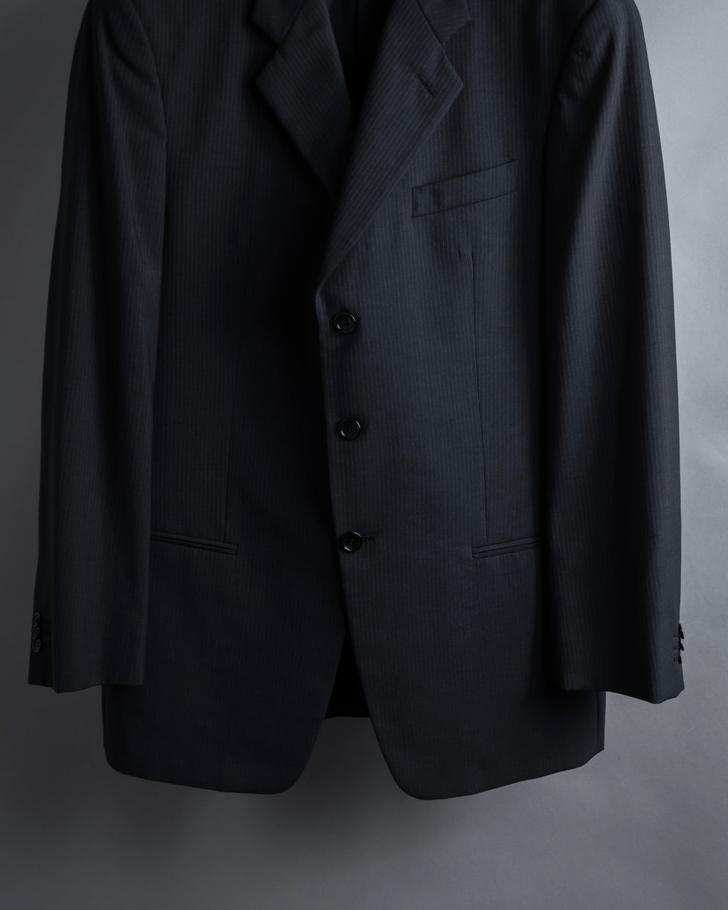 "ARMANI COLLEZIONI" Notched drape classically tailored jacket