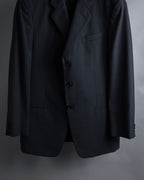 "ARMANI COLLEZIONI" Notched drape classically tailored jacket