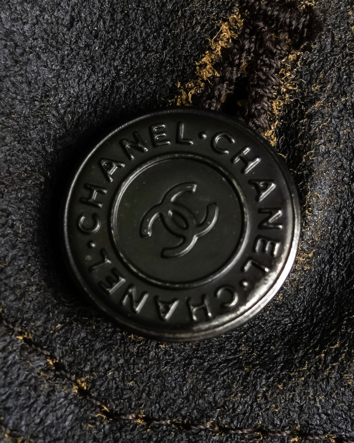 "CHANEL" 2000AW Karl Lagerfeld period calf leather vest