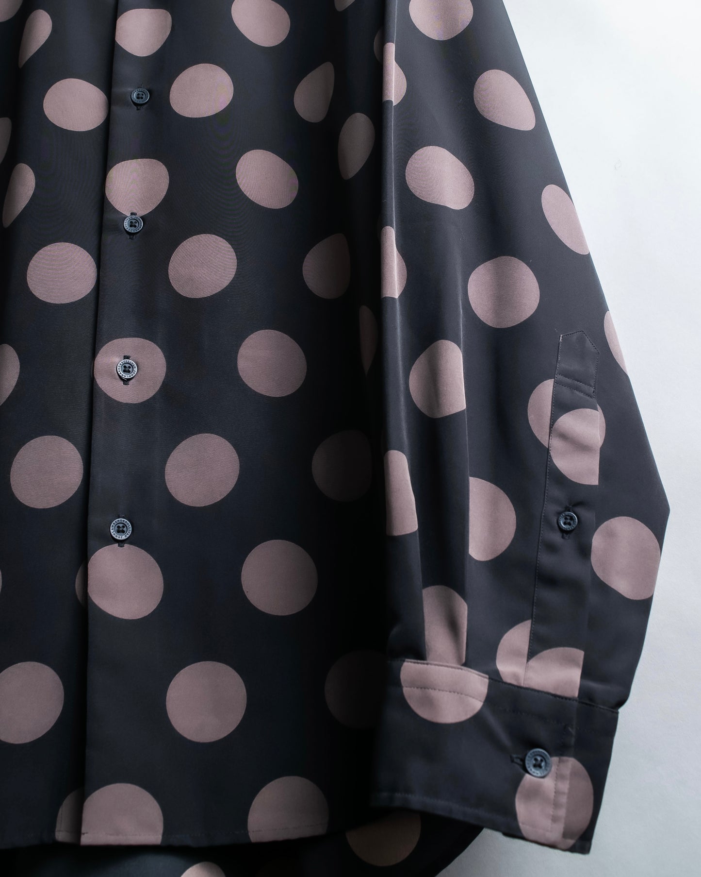 "JOHN LAWRENCE SULLIVAN" 19SS dot pattern oversized shirt