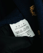 "MARIE GRAY" 80's-90's Elegant textured knit coat