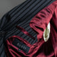 "GUCCI" Velour upper collar design thick stripe pattern chester coat