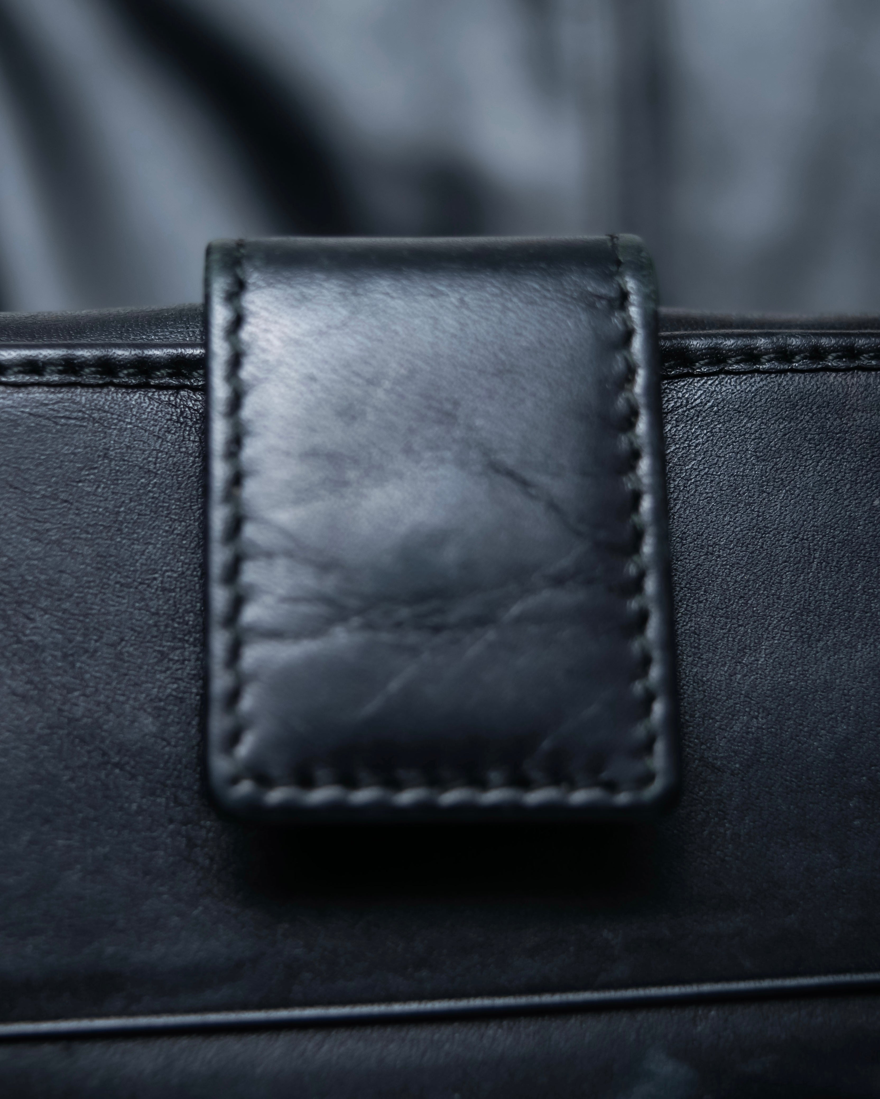 "GUCCI" GG pattern leather compact wallet