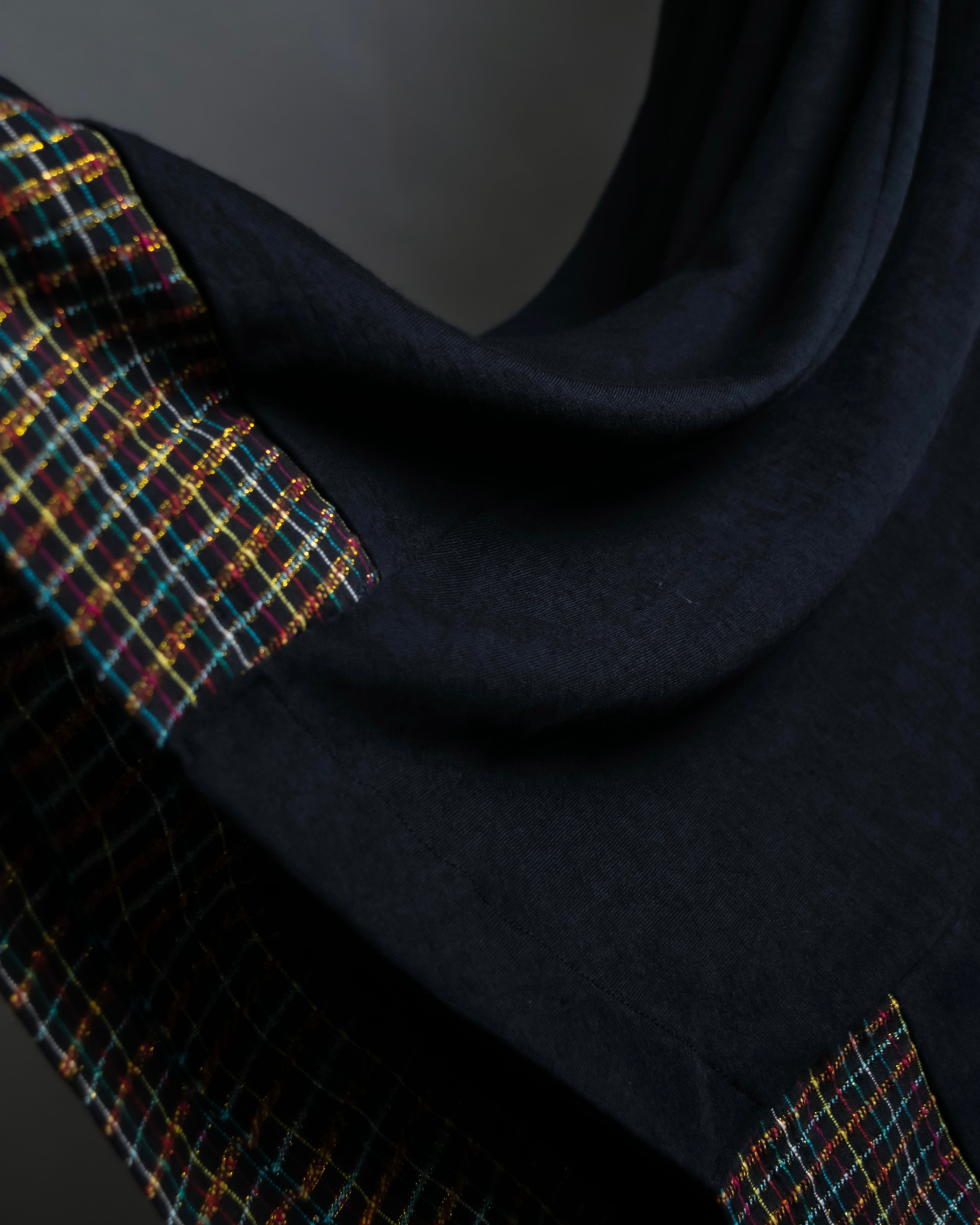 “JUNYA WATANABE” narrow waist  lame designed hem long dress