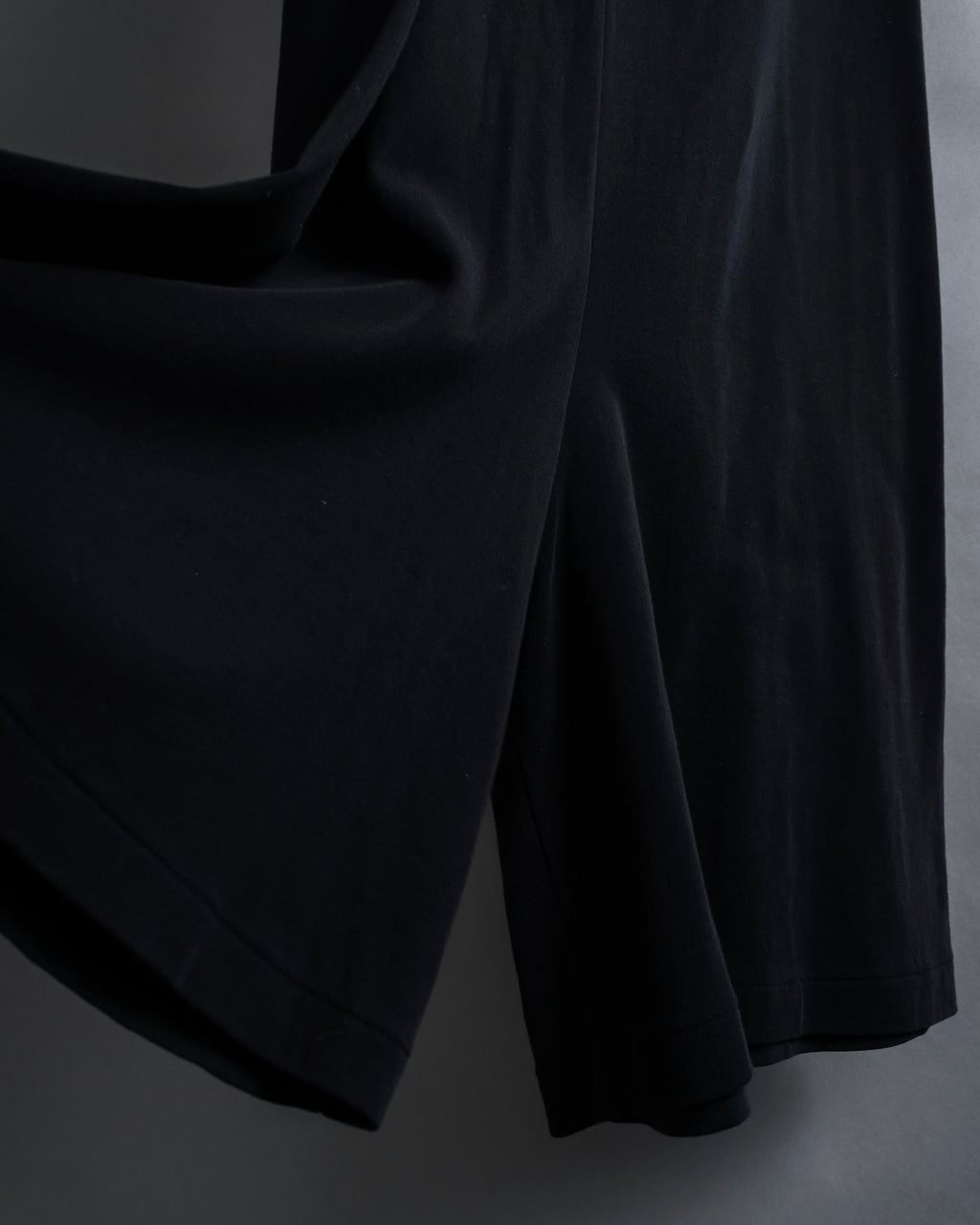 "YOHJI YAMAMOTO" 11SS Minimalist design skirt-like silhouette wide slacks