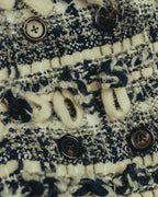 "THOM BROWNE" 2010's-20's Textured double breasted boucle coat