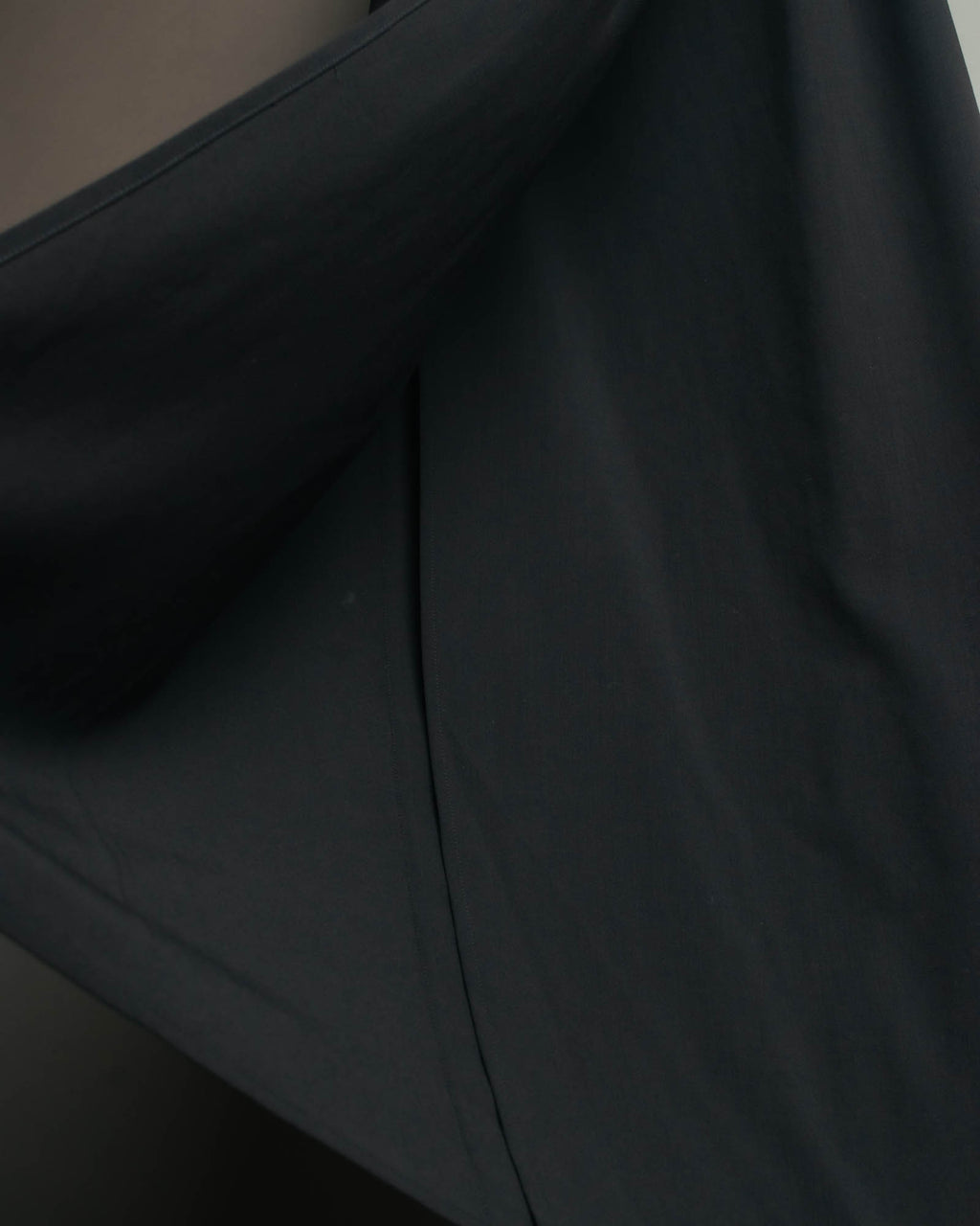 “JIL SANDER” 90’s-00’s Side tie wool wrap skirt