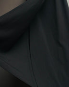 “JIL SANDER” 90’s-00’s Side tie wool wrap skirt