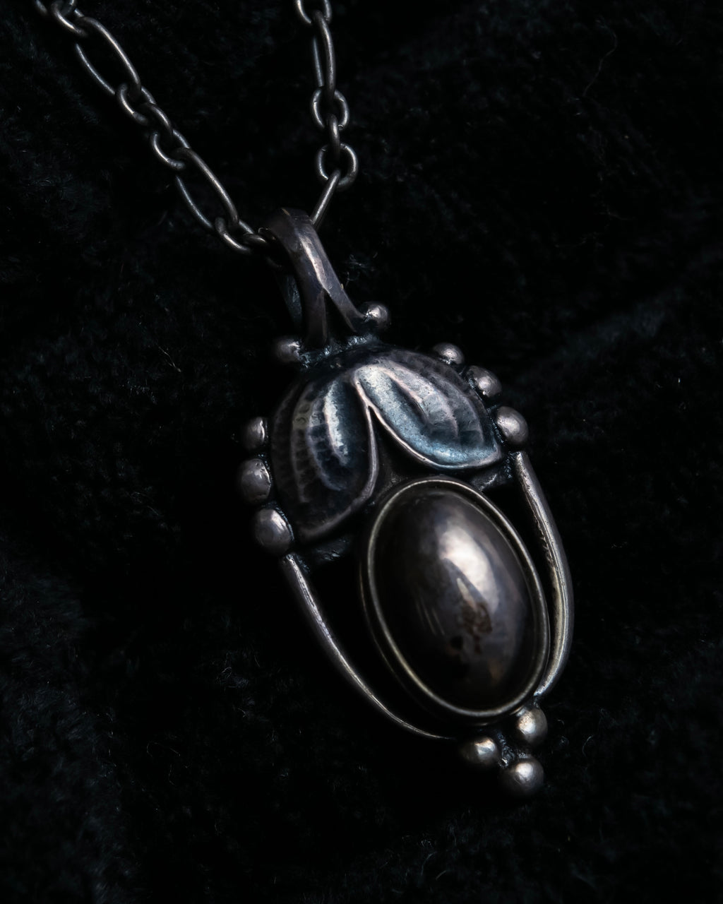 "GEORG JENSEN" 2003 year top design silver necklace