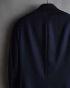 "HERMES" Pinstripe relaxed tailored jacket