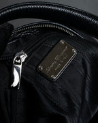 "Salvatore Ferragamo" Gancini motif draping leather bag