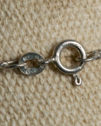 "Tiffany & Co." Silver 925 ribbon motif necklace