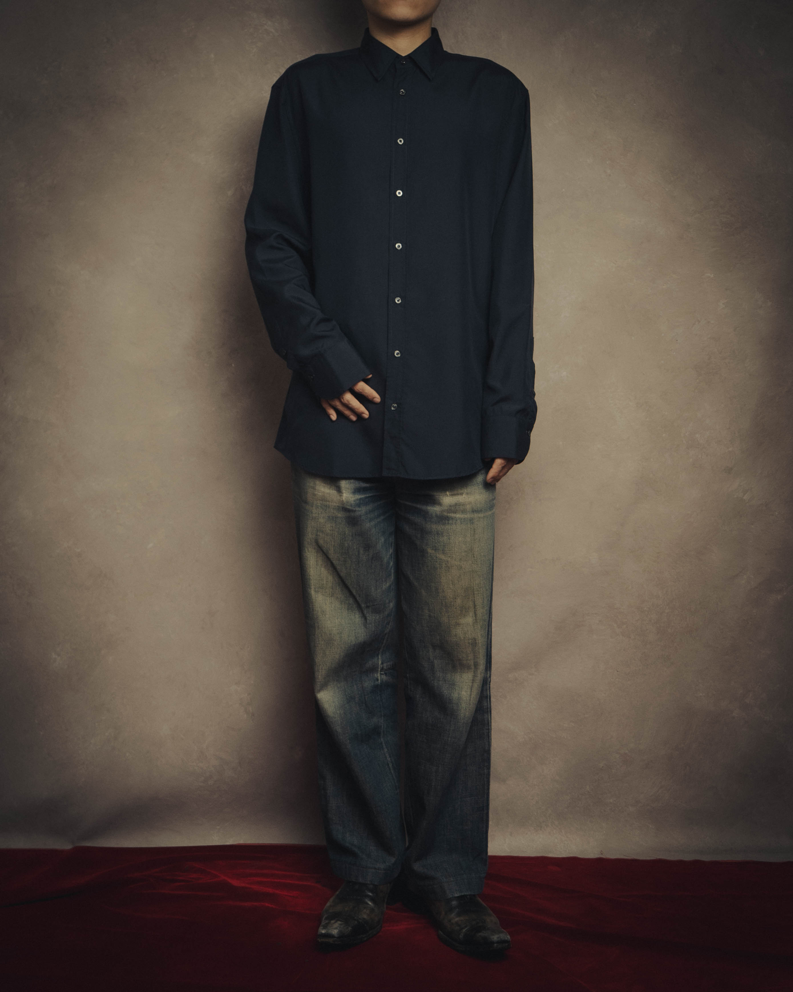 -SPECIAL- “Gucci” Michele period Silk button up shirt