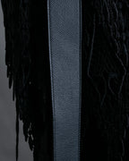 “JIL SANDER” Gold buckle 2 way nylon hand bag