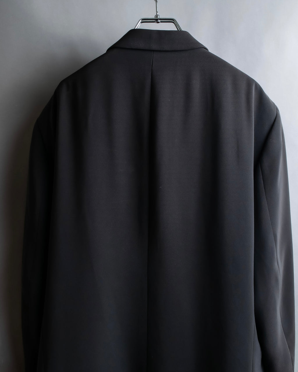 "TOSSARI" Shiny hidden zipper design tailored jacket