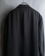 "TOSSARI" Shiny hidden zipper design tailored jacket