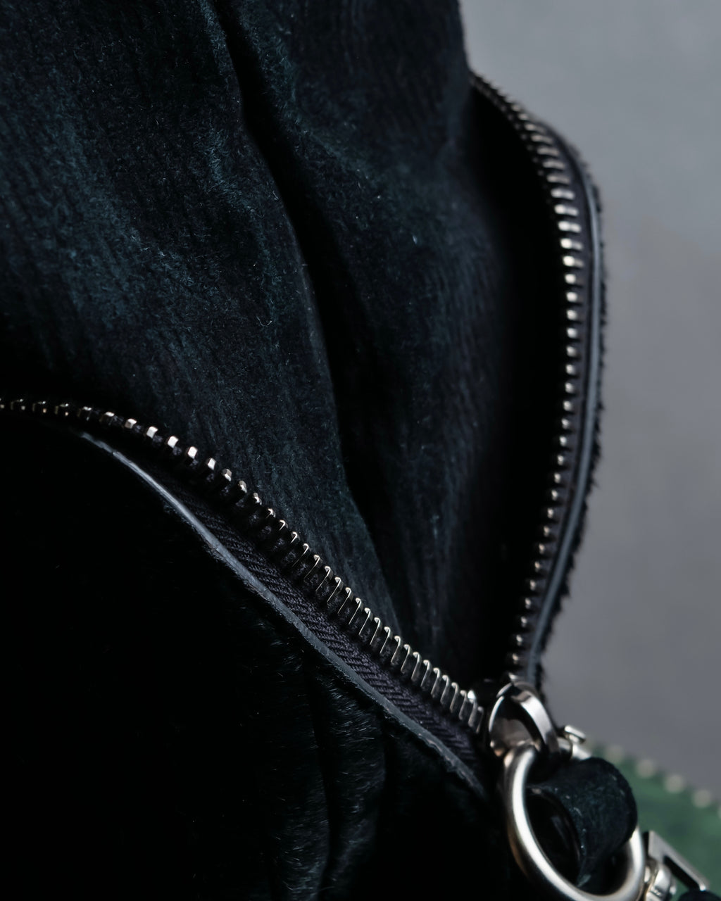 "MAISON MARGIELA" 5AC Harako leather corduroy combination 2way bag