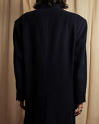-SPECIAL- "BURBERRYS" 1980-1990's 
Classically tailored oversized 100% cashmere chester coat
