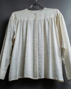 "Christian Dior" Shiny off-white shirt