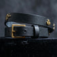 "Christian Dior" Mystical motif leather bracelet