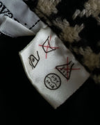 "Valentino Garavani" Houndstooth pattern lace velvet design set up