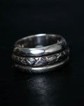 “Georg Jensen” 3 Layered Circle Silver Ring