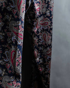 "Christian Dior" 100% silk paisley pajama set