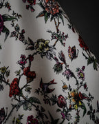 "Christian Dior" 2020-2023 botanical silk twill scarf