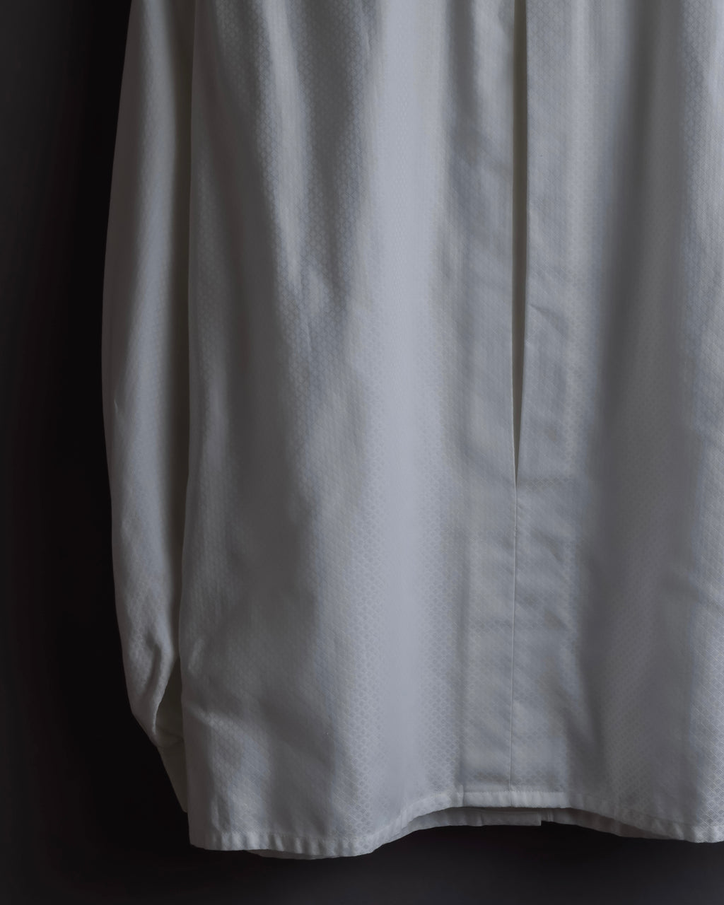 "Christian Dior" Diamond pattern woven metal button shirt