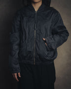 –SPECIAL– “Maison Martin Margiela” 2000’s 6 pockets garment dyed bomber jacket