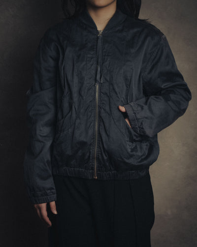 –SPECIAL– “Maison Martin Margiela” 2000’s 6 pockets garment dyed bomber jacket