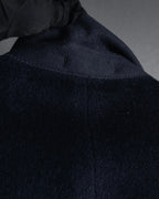 "VALENTINO GARAVANI UOMO" 80’s-90’s Cashmere blend tailored coat