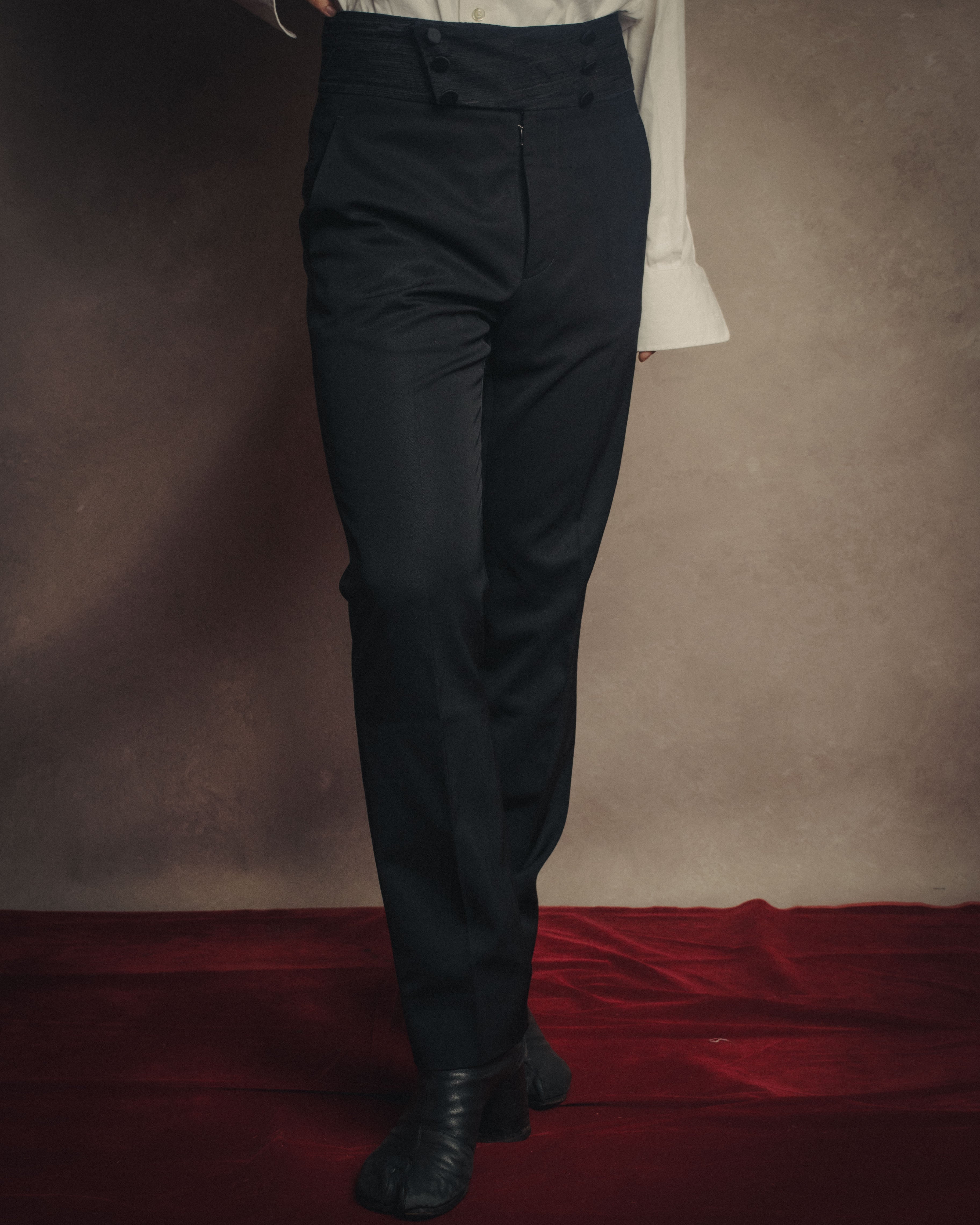 -SPECIAL- “Maison Martin Margiela” 2001-2003 Deconstructed cummerbund trousers