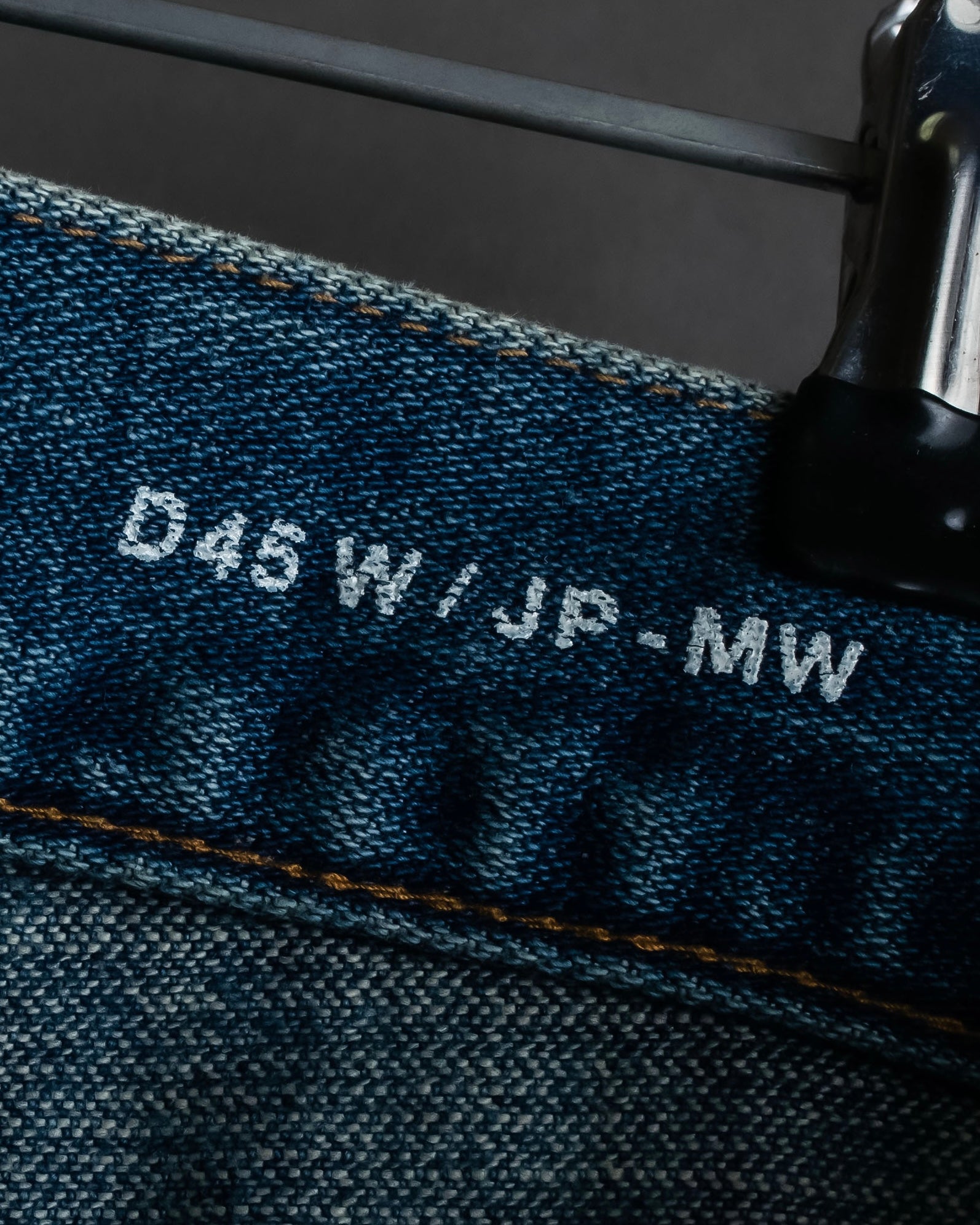 "Saint Laurent" Faded straight line denim pants