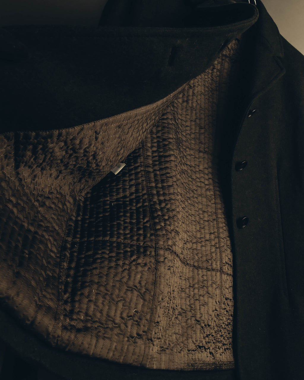 "PRADA" 90's-00's Quilted wool tailored jacket