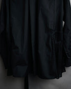 “sacai” 2020 Bow tie hybrid tuxedo shirt