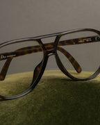 “Christian Dior monsieur” 70’s-80’s Tortoise aviator eyewear