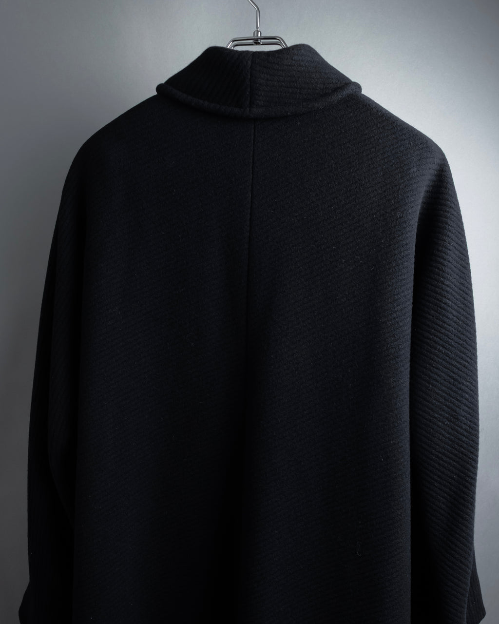 "Valentino Garavani"Shawl collar A-line silhouette long coat