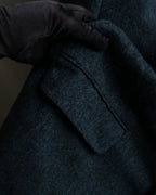 "COMME des GARCONS HOMME DEUX" Box silhouette heather grey tailored jacket