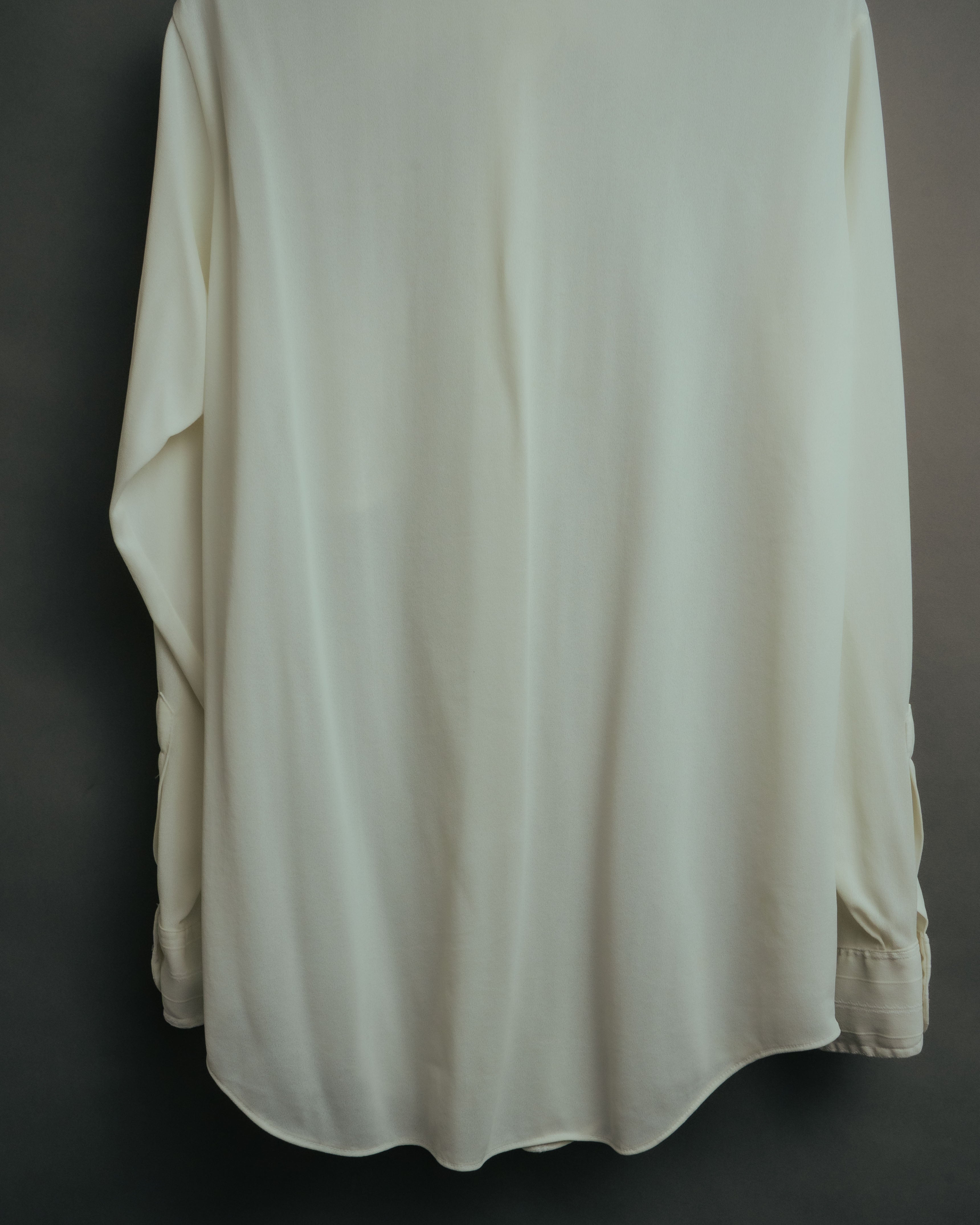 -MOOD Vintage Collections- 70’s-80’s Sheer stripe long point collar shirt