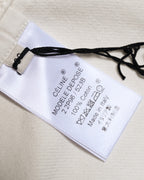 CÉLINE by Phoebe Philo/ Metal Hook Detail Denim Wrap Skirt White