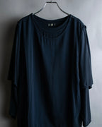 "Maison Martin Margiela" Beautiful draped navy 3-way dress