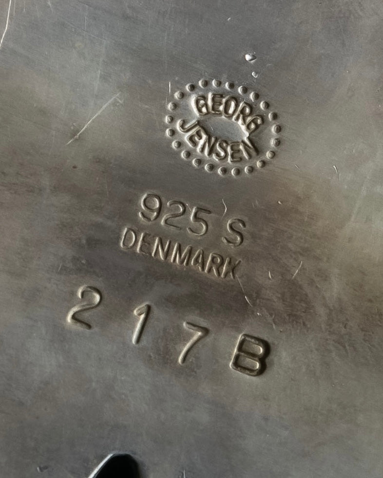 "GEORG JENSEN" Grape cluster motif silver 925 brooch