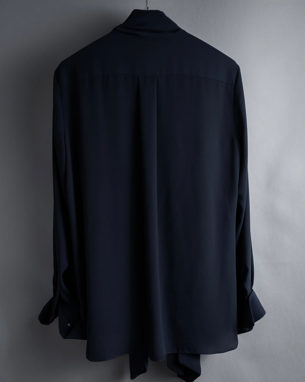 "Maison Margiela" 16SS Bow tie draping shirt