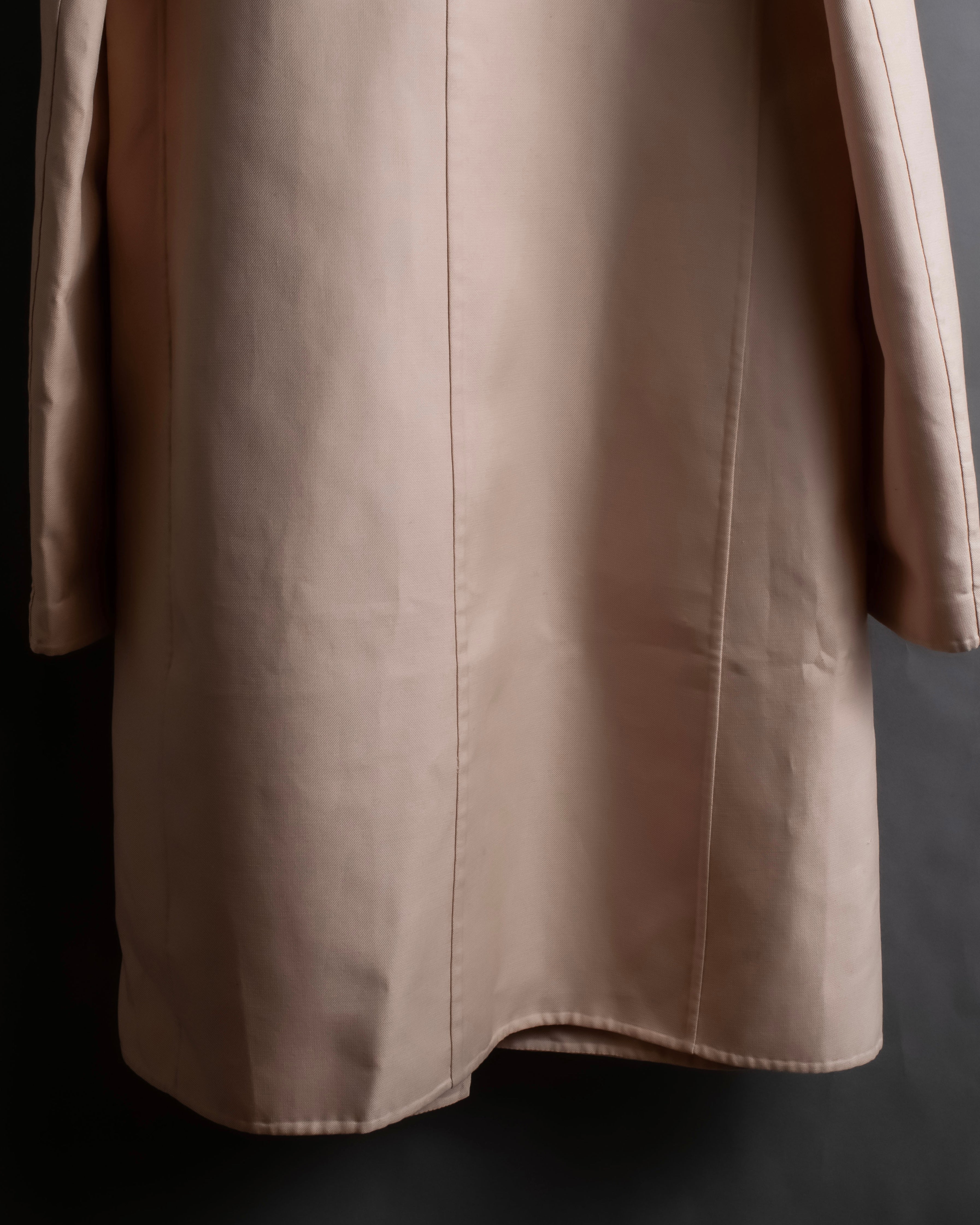 "JIL SANDER" Pink beige color spring coat